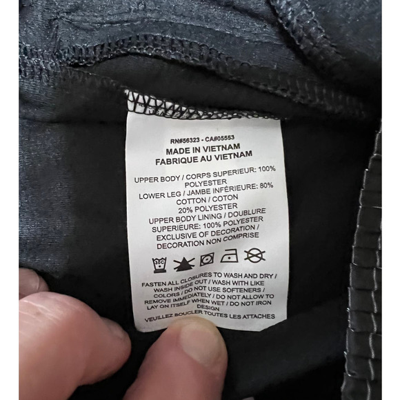 Nike Black Mixed Media Pull On Joggers, Size XL (Kids) - Picture 6 of 8